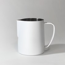빈프로 화이트 스팀피쳐 600ml 20oz 홈 카페 우유 밀크저그 바리스타 라떼아트