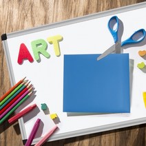 1p 스마트 컬러 고무자석판 고무 잘라쓰는 냉장고 판 자석 패드, 단품