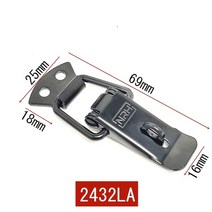 중문 창문 방문 샷시 방충망 현관 베란다 여닫이 잠금 안전 이중 장치 아파트 방범 2pcs 캐비닛 상자 잠금 스프링 장착 래치 2569 슬라이딩 도어 창 가구 하드웨어 캐치, 25x69mm 2개