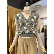ab.fz 플라워 패턴 니트 조끼 (ABXW4QW51K) US