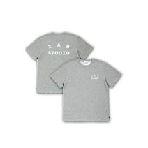 남자 반팔 티셔츠 남성 머슬릿 반팔티 IAB Studio Letter Print 하이스트리트 루스 다목적 커플 라운드 넥 상의 티 스트리트웨어