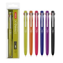 모리스 MORRIS 국산 스타플로 3색볼펜 (리필심1개포함), 메이플오렌지