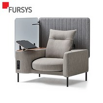 퍼시스 PLAYWORKS CSA601TVLAD/VRAD 플레이웍스 소파_연결형/ 기능형 (LED램프+멀티탭+랩탑거치대+아크릴스크린), VL(좌형)_2M8