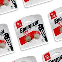 철공자 에너자이저 수은건전지 CR2016 3V 코인 리튬 건전지 스마트키 자동차 배터리, 1세트