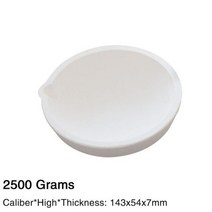 실버 골드 플래티넘 정제용 주조 세라믹 도가니 1500g/2500g 주얼리 석영 용융 접시 컵 도가니, CHINA, 2500g