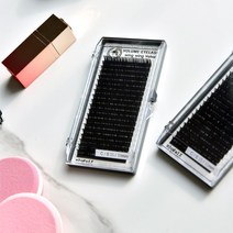미앤비즈 벨벳 [20줄] 전문가용 속눈썹 연장 재료, 1개, JC컬0.07/12mm