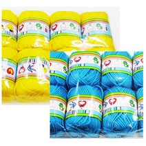 ThankQ 털실 아크릴사 50g/손뜨게질 뜨개질 수세미/, 꽃분홍 한롤