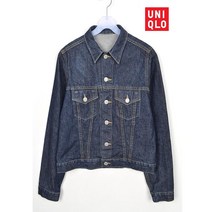 빈티지/ 유니클로 청자켓/여성M/데님/진청/브랜드1110y2