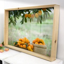 ce905-우드프레임액자_돈부르는감나무(대형), 1.타입1