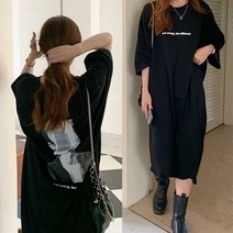 집에서입을옷 의류 잠옷실내복 루즈핏 임산부 빅사이즈 엄마등하원룩 여성 면 외출 스타일링 홈드레스홈 임부복 간편 롱티셔츠 여자대 원피스 편한나들이패션 홈웨어 집앞패션코디