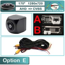 코번트 BOQUE 170 1280x720P HD AHD차량차량사이드미러Renault Laguna 2 3 Trafic X-Track 마스터 밴 미니 소형 버스 Fluence, [05] E-AHD720P-170deg, [02] B model