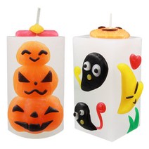 [EY] 할로윈데이 꼬마파라핀양초꾸미기(사각10개), 상세페이지 참조