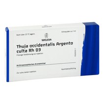 [독일 내수 정품]THUJA OCCIDENTALIS ARGENTO culta D 3 Ampullen 8X1ml