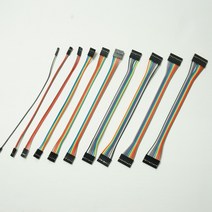 [파츠키츠] 소켓점퍼와이어케이블 1P2P3P4P5P6P7P8P9P10P 아두이노, 6P