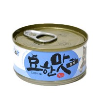 노묘 뇌건강 참치 통조림 고양이간식 4p 고양이캔간식 고양이영양식 시니어, 1개