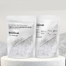클레오파트라 소금 크리스탈 솔트 굵은소금 1kg 간수없는 100% 암염소금
