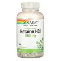 솔라레이 HCL 펩신 650mg 베지테리안 캡슐, 100개입, 5개
