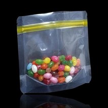 가로형 라인 PET 지퍼스탠드 봉투 20X19 밑10cm 100매, 상세페이지 참조