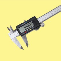 디지털 노기스 버니어 캘리퍼스 100분의 1밀리 내경 외경 치수 정밀 측정기, (03)버니어캘리퍼스-디지털(실버)