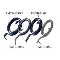 쇽스프링 용수철스프링 압축 스프링 비틀림 스프링 28mm 플랫 와이어 도어 잠금 핸들 코일 문, 02 FMTB-MSA_02 5PCS