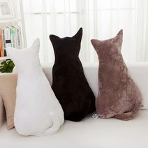 갓샵 3Color 예쁜쿠션 고양이인형 특이한동물 거실쇼파인테리어, 70cm 블랙
