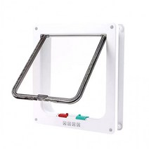 [애구애구] 강아지 고양이 안전문 견문 펫도어 M/L/XL, 블랙