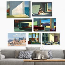 에드워드 호퍼 그림 액자 No13~24 캔버스 40호(100x73cm), 17. Sunlights in Cafeteria/캔