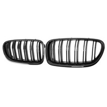 BMW 그릴 튜닝그릴 pulleco m 컬러 자동차 앞 범퍼 신장 레이싱 5 시리즈, 광택 블랙