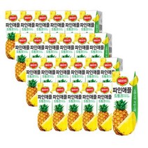 델몬트 파인애플 드링크 190ml 24팩 2박스 총 48팩