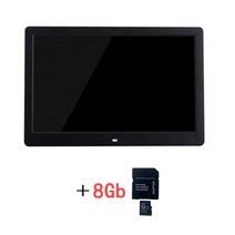 디지털액자 전자앨범 스마트액자 모니터 15인치 사진 7인치 8인치 휴대폰 전자 영상 광고, black 8G_EU 플러그