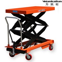 고소 작업차 유압 작업대 수동 테이블 리프트 농업용, 150kg 0.72m 700X450 접이식