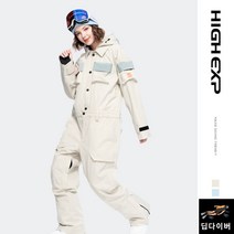 여성 스키복 상하의일체형 보드복 커플 점프수트 방수