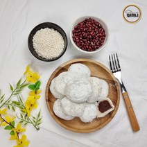 [아끼니] 떡공방 우리찹쌀떡 4종 1kg/1봉 콩쑥개떡 콩고물 인절미 흑임자 생일떡 개별포장, 2.우리찹쌀 찹쌀떡 1kg