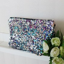 스팽글 파우치 클러치 Large (6colors)