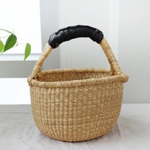 볼가바구니 스몰 라운드 블랙핸들, 상관없음(랜덤발송), 1개