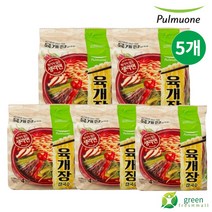 풀무원 육개장칼국수 4입 멀티팩, 5팩