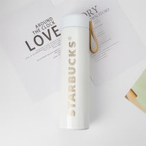 스텐 스타벅스 텀블러 대용량 보온병 써모스 생일 선물, 550ml, 흰색