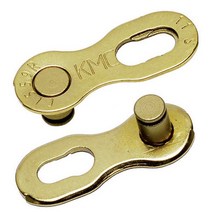 KMC 11단 골드 체인링크 자전거 체인 연결, 단품