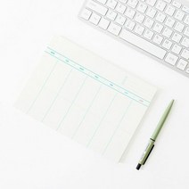 A5 위클리 스케줄 패드 사무실 업무 일정 관리 메모, 단품