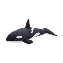이케아 IKEA 바닷속 동물 인형모음/거북이/범고래/돌고래/우영우/애착인형/봉제인형/쿠션/바디필로우/장난감/아기인형/선물용/유아완구, 범고래 블랙/화이트