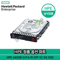 HP 프로라이언트 GEN8 - GEN10 용 서버 480GB SATA RI SFF 3Y SC DS SSD 정품 [P04560-B21], P04560-B21