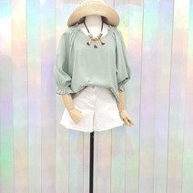 ab.f.z sh06 브이 넥 블라우스 AFV5HB53