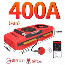 대용량 보조배터리 파워뱅크 스마트 BMS 4s Lifepo4 블루투스 Lipo 4S ~ 24S 80A 250A USB UART 태양광 시스템 저장 배터리, 152.LiFePo4 15S 48V BT - 400A-