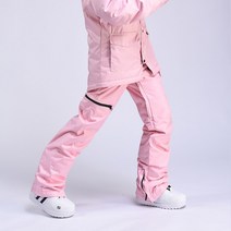 스노우보드복 스노우보드복 스키 바지여성 방수 보온 스키복 슬림핏 스키바지 싱글더블보드 솜넣은 아기를 잡아 주머니 탈부착가능 바지