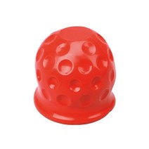 가로바 트레일러 볼 캡 자동차 보호대 토우 바 커버 캐러밴 견인 히치 50mm, 03 red, 1개