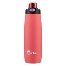 Bubba Radiant 스테인리스 스틸 고무 물병 빨대 포함 709.8ml(24온스) 아일랜드 틸 [관부가세 포함] 812503, 24oz, Electric Berry