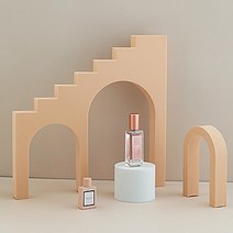 전시 촬영 사진배경 인테리어 소품 기하학 도형 인스타 감성 오브제, 2.베이지