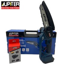 주피터 6인치 충전 체인톱 보쉬 호환 본체만 베어툴 소형 미니 전동 전기 톱 무선, 주피터 6인치 체인톱 본체만+보쉬젠더 BOS18MT, 1개