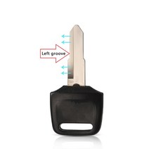 50CC 오토바이 스쿠터 키 혼다 DIO 56 57 Z4 125 SCR100 WH110 SCR WH 100 110 용 Uncut Blank Blade, [01] Left Groove