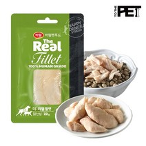 하림 더리얼 필렛 닭안심 22g 강아지 고양이 통살 간식